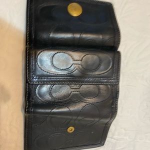 Unisex soft  Black Leather wallet